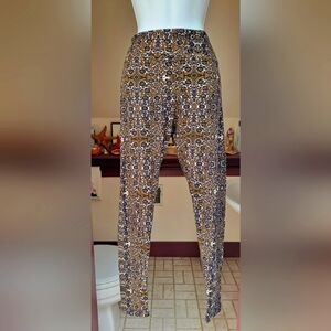 NWOT LuLaRoe Tall & Curvy leggings T&C PLUS SIZE Black Yellow Grey Paisley XXXL